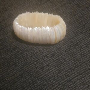 Chic Cream Shell Bracelet